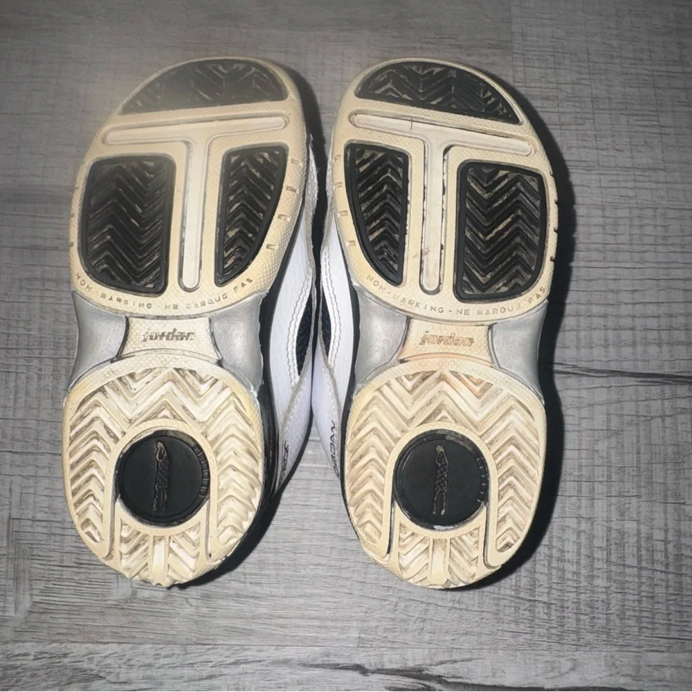 Children’s Air Jordan White Shoes- Size 8C (Baby Shoes)